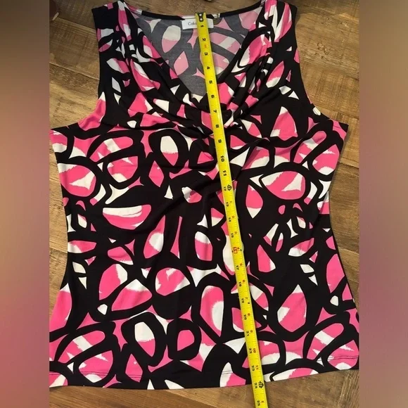 3 Layering Sleeveless Blouse | Tops. Tahari | Calvin Klein. Women’s Sz L EUC - Picture 12 of 16